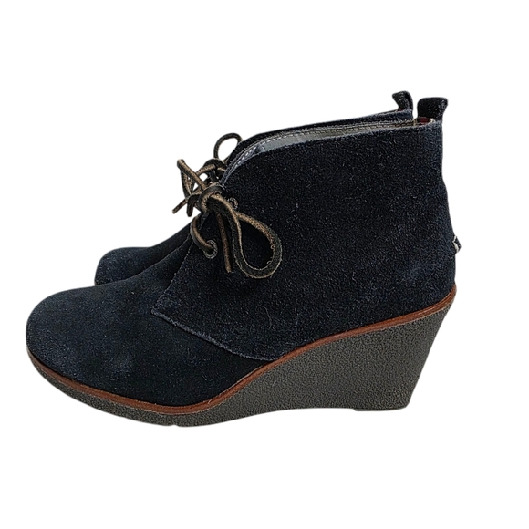 Sperry Top Sider Womens Black Wedges Size 7 - Picture 2 of 9